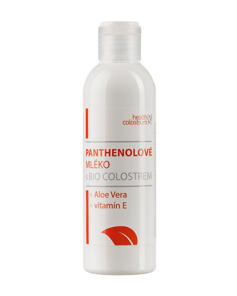 Panthenolové tělové mléko s bio colostrem, aloe vera a vitamínem E - 200 ml