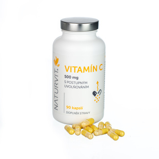 NaturVit Vitamin C 500 mg, 90 ks