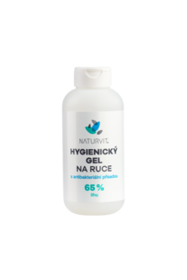 Hygienický gel na ruce s antibakteriální přísadou, 65 % lihu, 60 ml